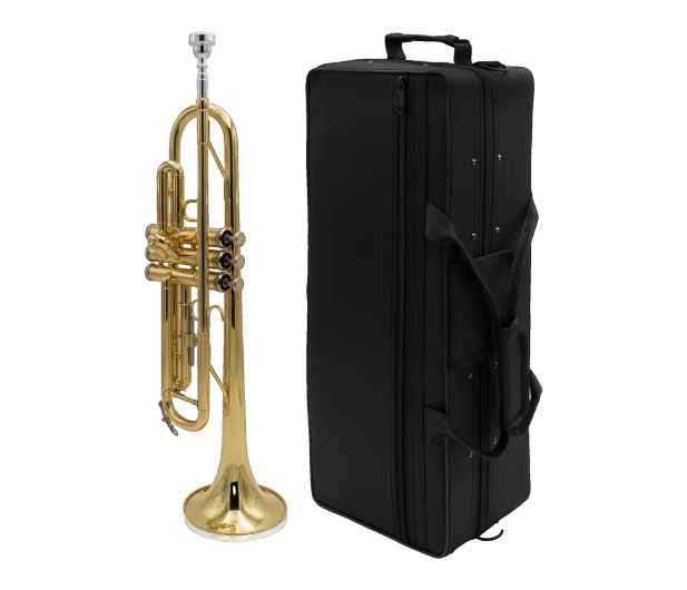 MusicMate Trąbka Bb MM-D80 AurumTrumpet - 1588256 - zdjęcie 3